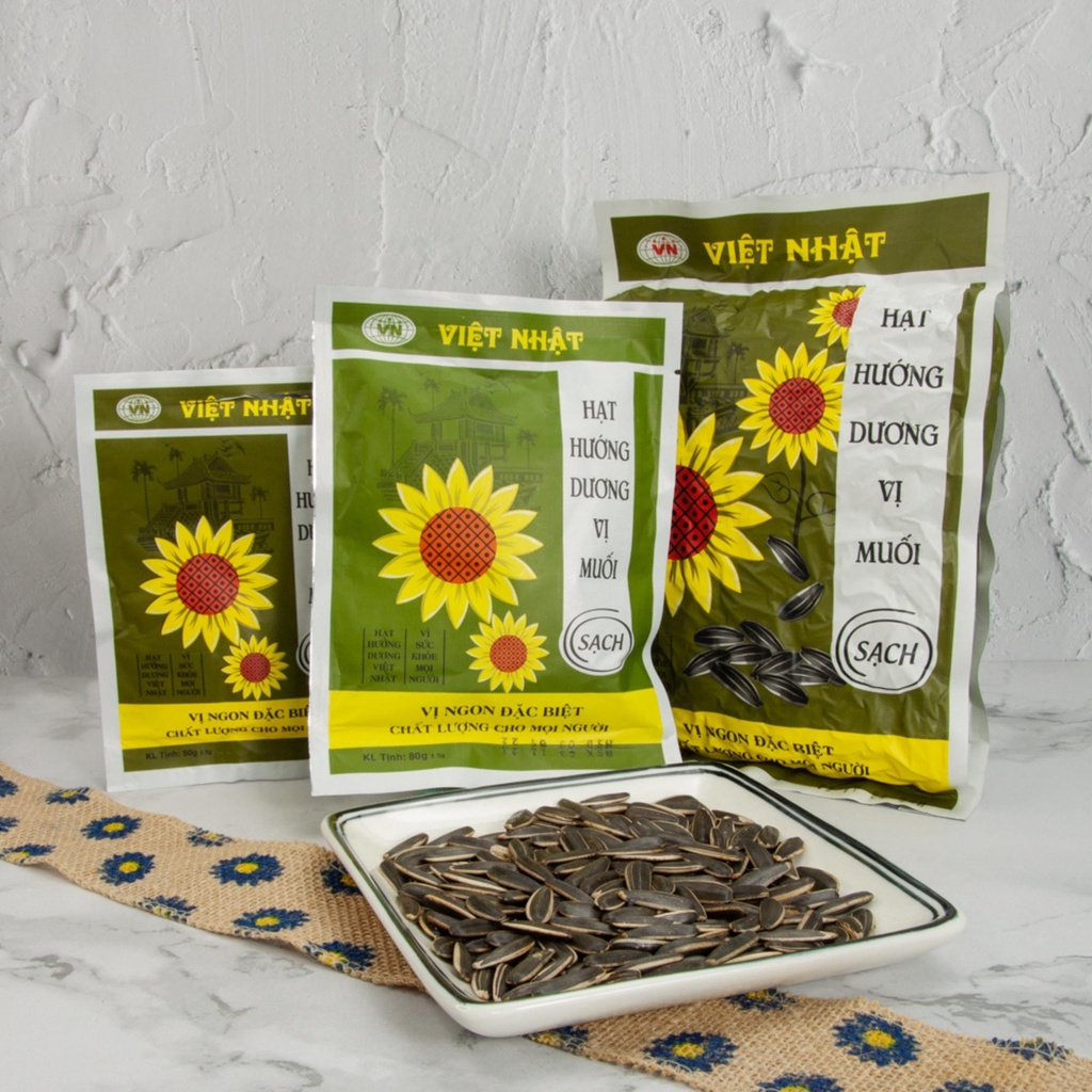 Hạt hướng dương tẩm vị muối loại 1 thơm ngon bổ sung chất xơ và vitamin e HHDVM00