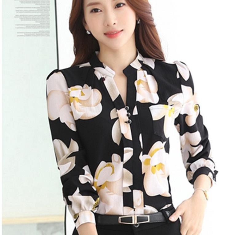 Áo Chiffon Công Sở Nữ Phong Cách Mùa Thu 2018 Đẹp