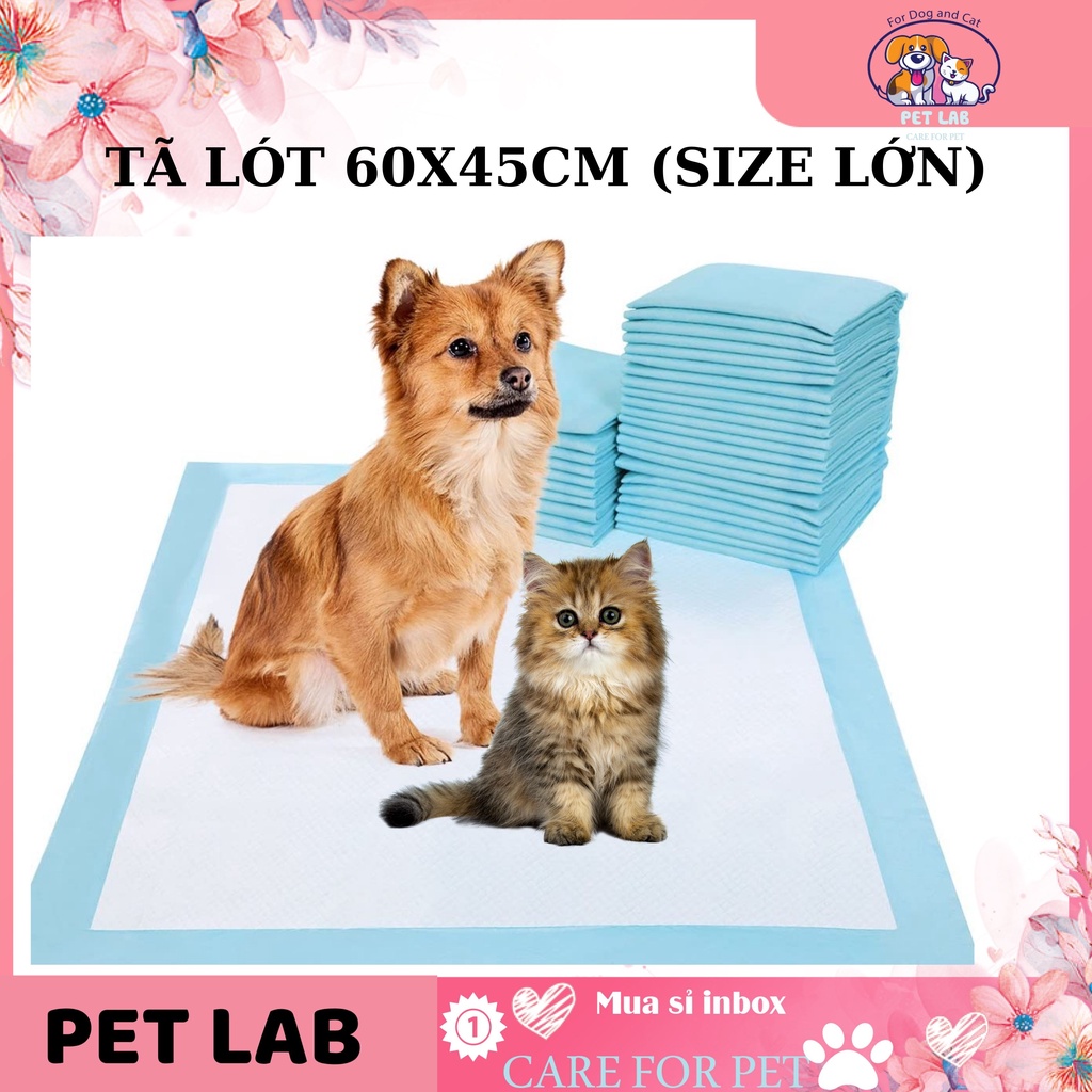 [Mã PET50K giảm Giảm 10% - Tối đa 50K đơn từ 250K] Tã lót vệ sinh cho chó mèo 60*45cm