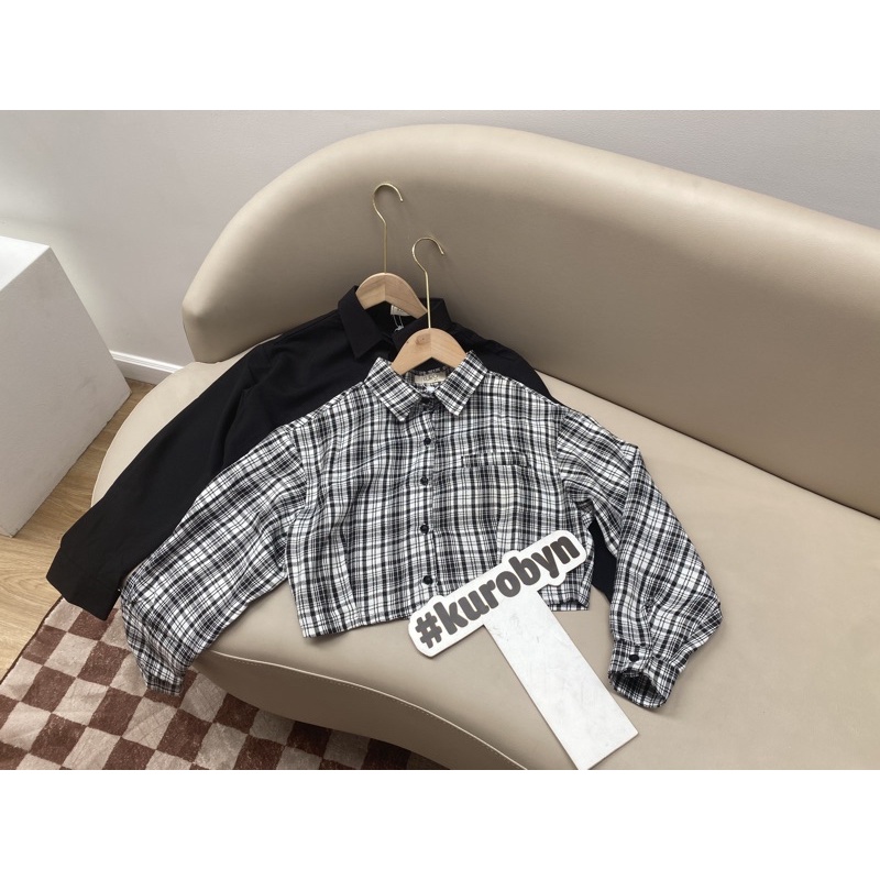 Sơ mi croptop nữ Kurobyn có sẵn