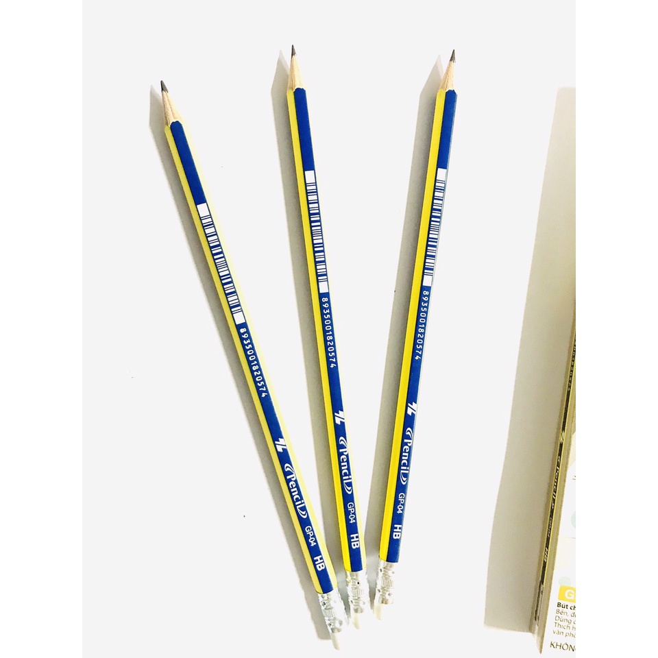 Bút Chì Gỗ HB GP04 Thiên Long Nét Đậm Vừa Phải, Ít Gãy, Dễ Tẩy 820574