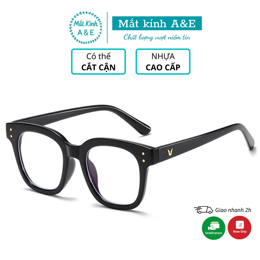 Mắt kính cận Wild Wild  mắt vuông gọng kính nhựa kiểu dáng trẻ trụng năng động A&amp;Eeyewear