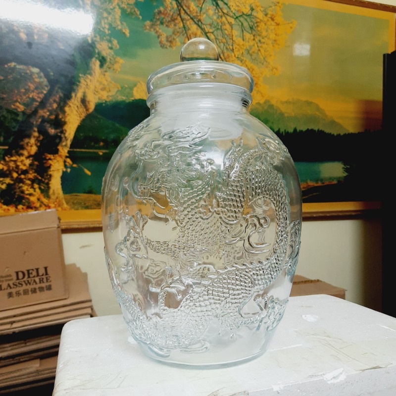 Bình Thuỷ Tinh Rồng Phượng 6 Lít , 10 Lít, 15 Lít Có Vòi và Không Vòi