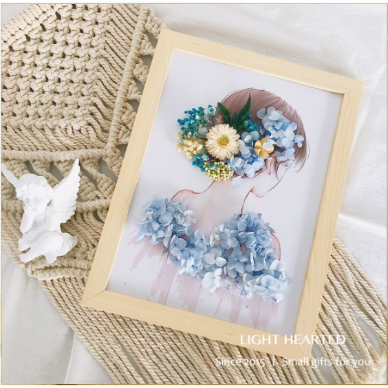 TRANH HOA KHÔ 3 CHIỀU SIÊU ĐẸP