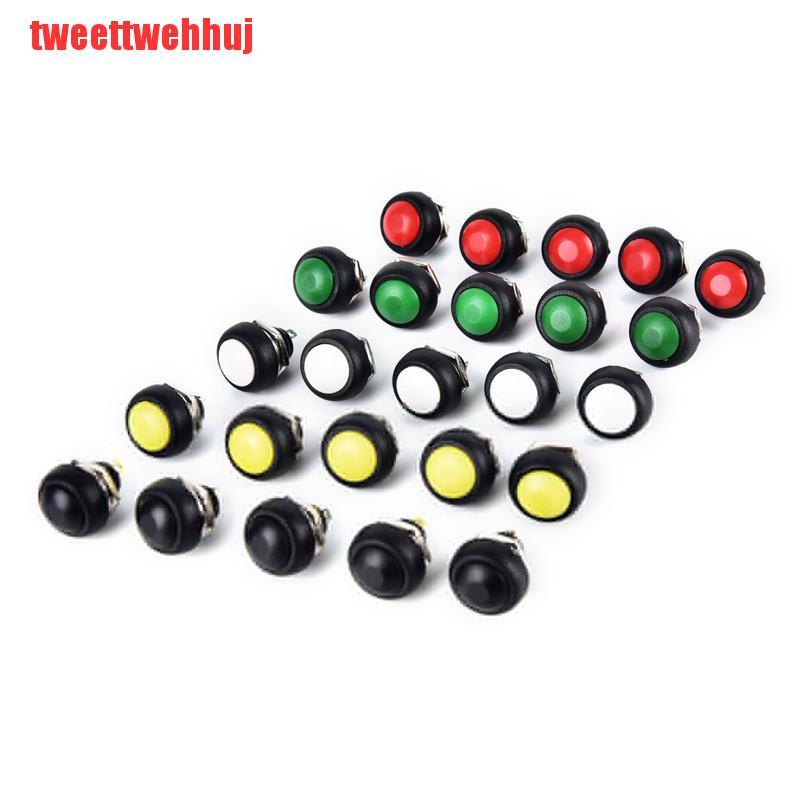 Set 6 Công Tắc Nhấn Mini 12mm Chống Thấm Nước Pbs-33B | BigBuy360 - bigbuy360.vn