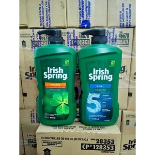 Tắm Gội Xả Rửa Mặt Irish Spring 946ml