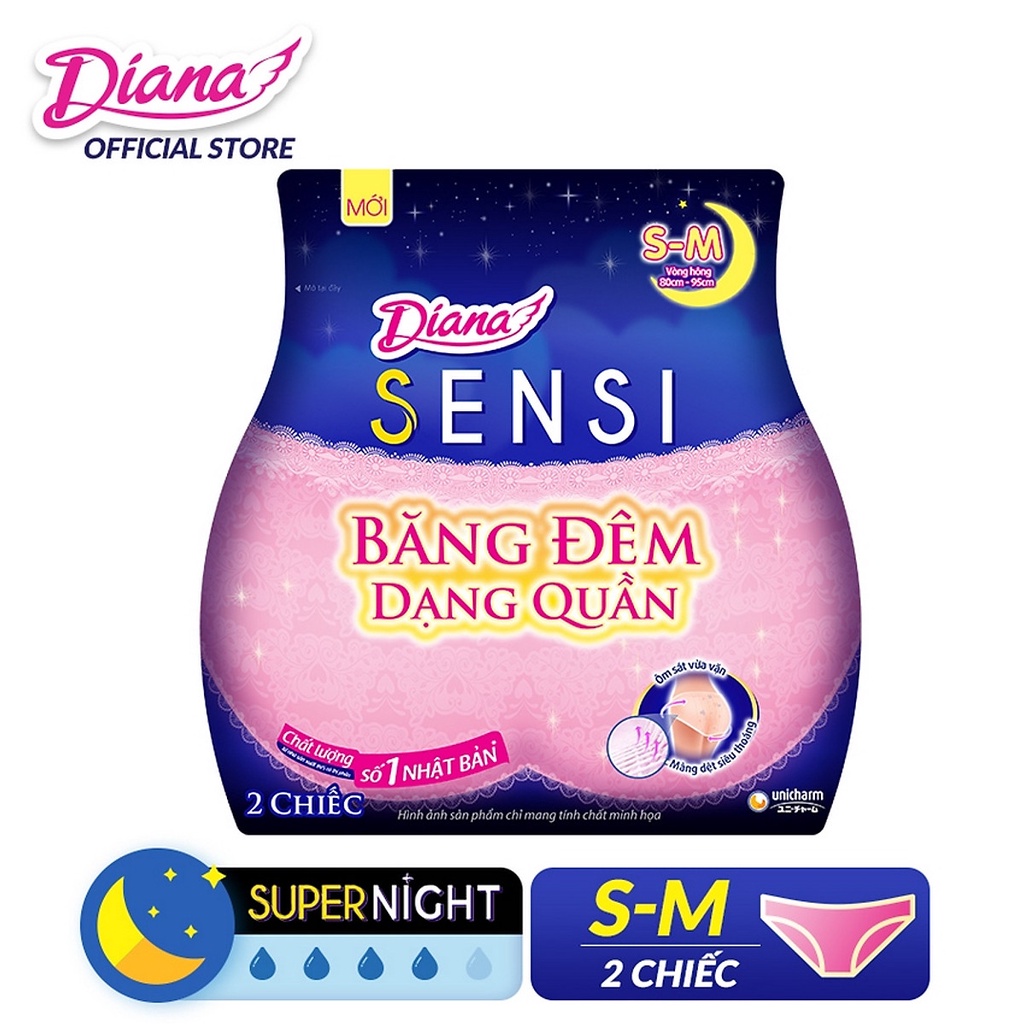 [BVS] Băng quần Diana Sensi size S-M/M-L