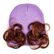 Nón len kèm tóc giả 2 chiếc nơ xinh xắn, mũ len tóc giả(Còn màu hồng) xinh xắn cho bé