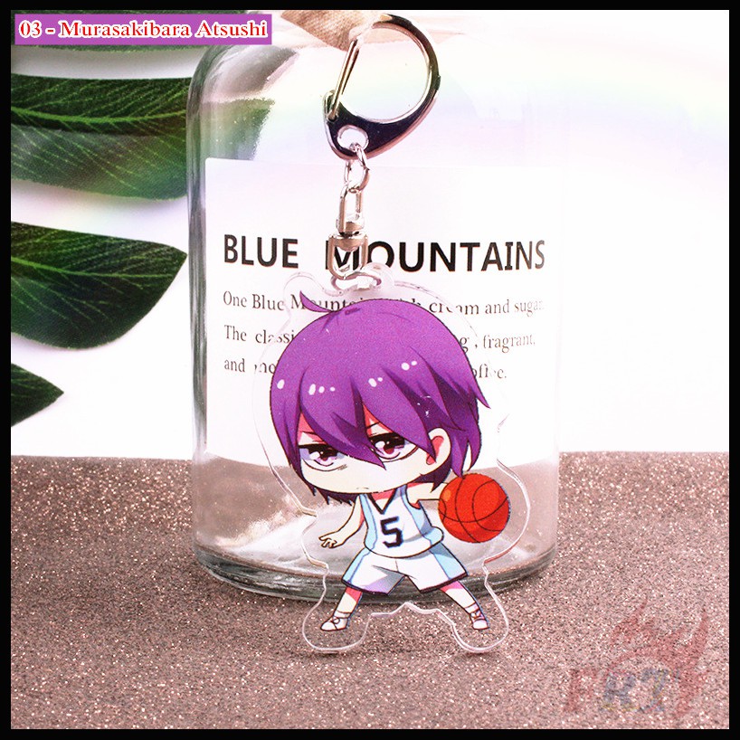 ❀  Kuroko no Basket Móc khóa ❀ 1Pc Anime Character Acrylic Double-Sided Printed Keyrings Pendant Gifts