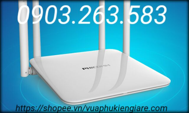 BỘ PHÁT KÍCH SÓNG WIFI băng thông Gigabit 1200M 11AC Dual 2.4G & 5G PHICOM - 4 ăng ten | BigBuy360 - bigbuy360.vn