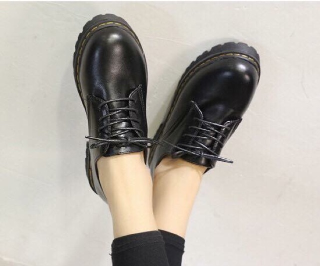 🔥Giày oxford quảng châu ulzzang da PU kèm hộp | BigBuy360 - bigbuy360.vn