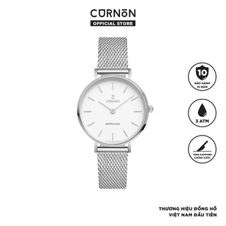 Đồng Hồ Nữ Curnon Moraine Tear Dây Kim Loại Chính Hãng, Thiết Kế Mặt Nhỏ Thời Trang