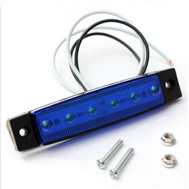 Đèn Led Tín Hiệu DC 12V-24V 6 SMD Chuyên Dụng Cho Xe Hơi Xe Tải
