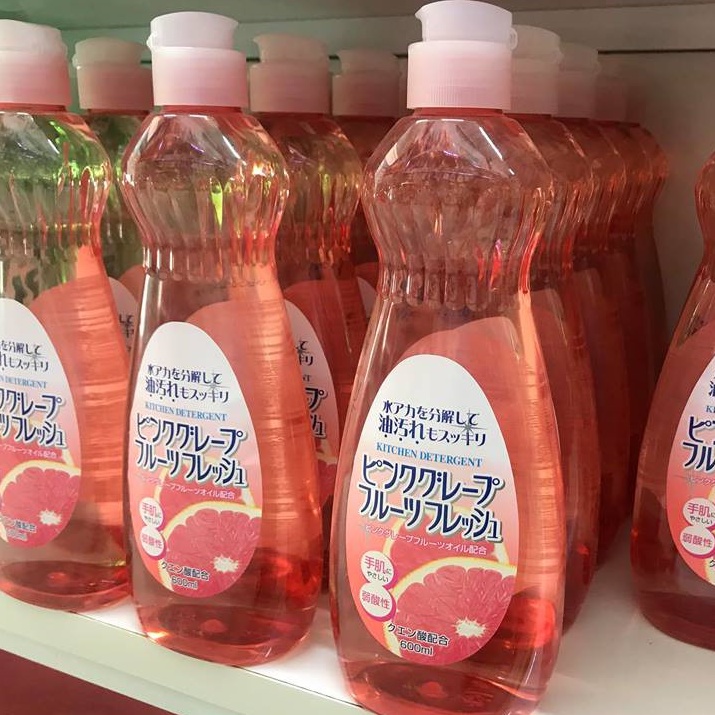 Nước rửa chén bát chai 600ml hương chanh Rocket nội địa Nhật Bản