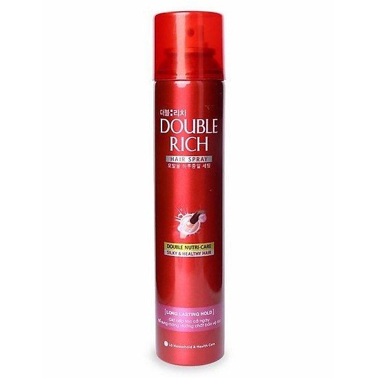 Keo giữ nếp tóc Double Rich Hair Spray 170ml