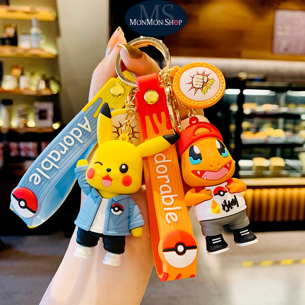 Móc Khóa Pokemon 🧸 Móc Khóa Anime siêu kute chất lượng đảm bảo