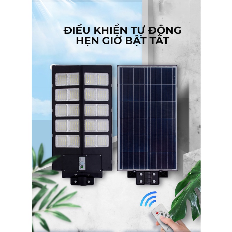 [Quà20K] Đèn Năng Lượng Mặt Trời Liền Thể 2 Cánh KITAWA 240W, 360W, 500W, Cảm Biến Chuyển Động, BH 1 năm