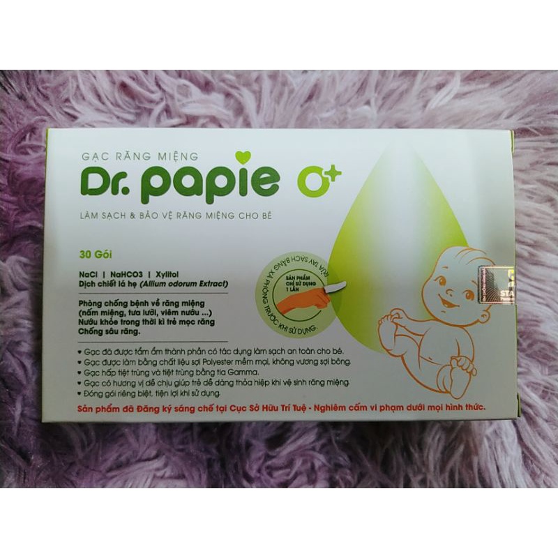 Dr Papie gạc rơ lưỡi