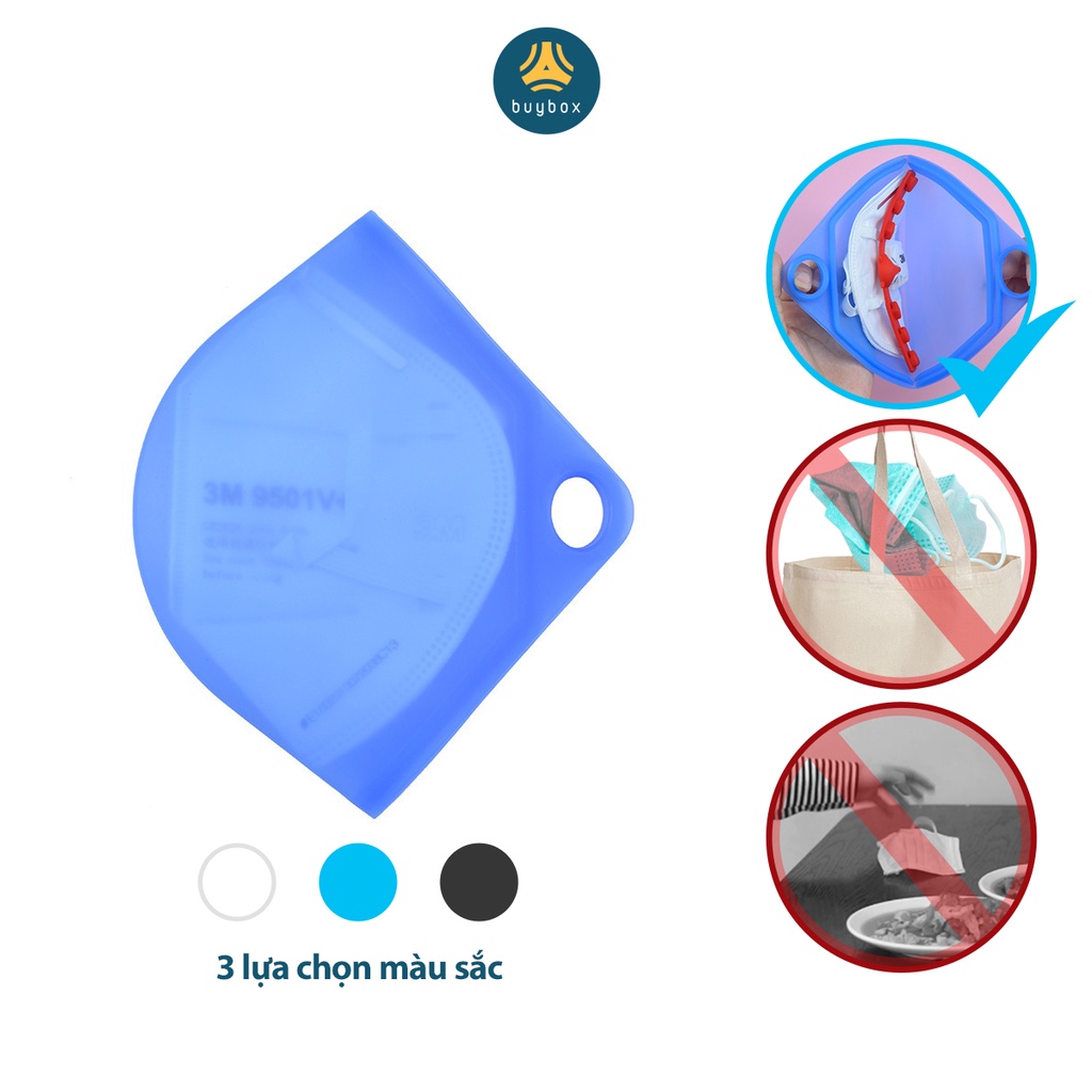 Túi Silicone dùng bảo quản khẩu trang N95 có tác dụng chống nước, tránh bụi và giữ nếp cho khẩu trang - BuyBox - BBPK203