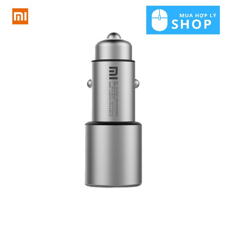 Bộ Tẩu Sạc Nhanh Trên Ô tô Xiaomi Hỗ Trợ QC 3.0, 2 Cổng USB (tích hợp USB type C) - Hàng Nhập Khẩu