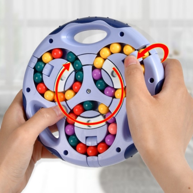Đồ chơi Rubik biến thể hạt đậu ma thuật Spinner, Rubik vòng xoay rèn luyện trí tuệ, Đồ chơi thông minh _ TingTing