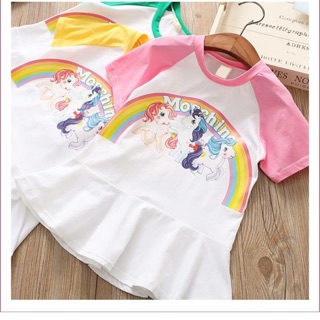 Váy pony cầu vồng bé gái