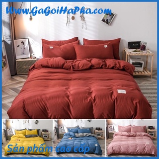 Bộ chăn ga cotton Tici cao cấp phong cách Hàn Quốc, bộ ga giường đẹp