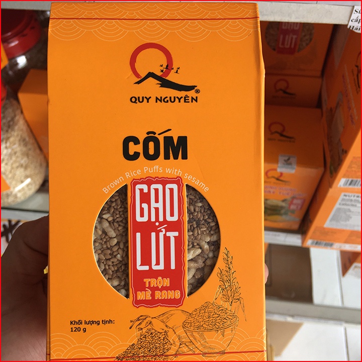 Cốm Gạo Lứt Trộn Mè Rang Quy Nguyên Thầy Tuệ Hải Chùa Long Hương 120g