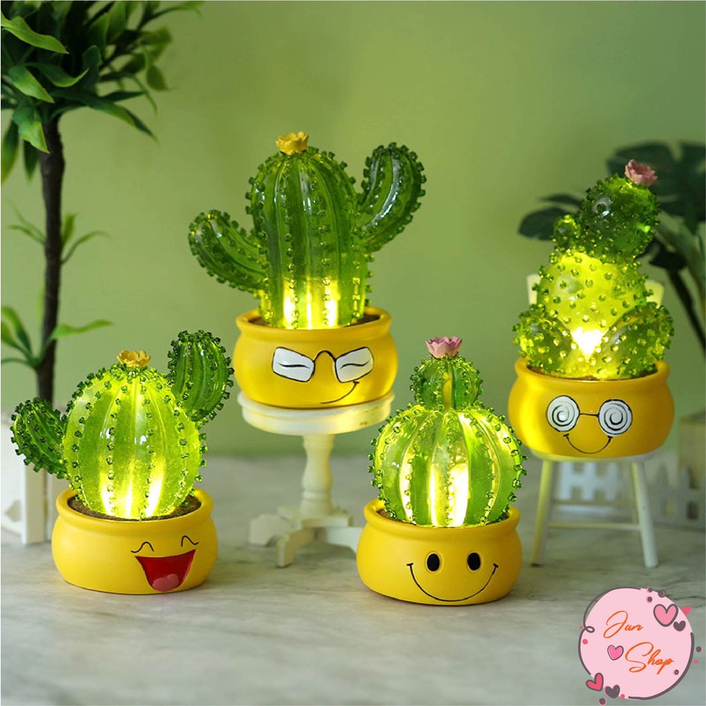 Mô Hình Cây Xương Rồng Phát Sáng Độc Đáo