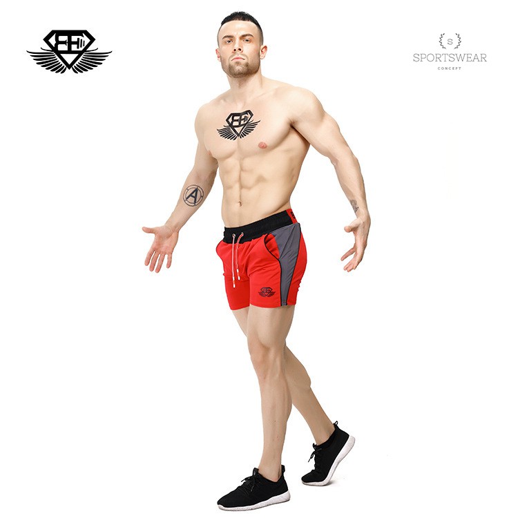 Quần tập gym thể thao short breathable sweat Body Engineers Sportswear Concept thoải mái đàn hồi vận động nam tính