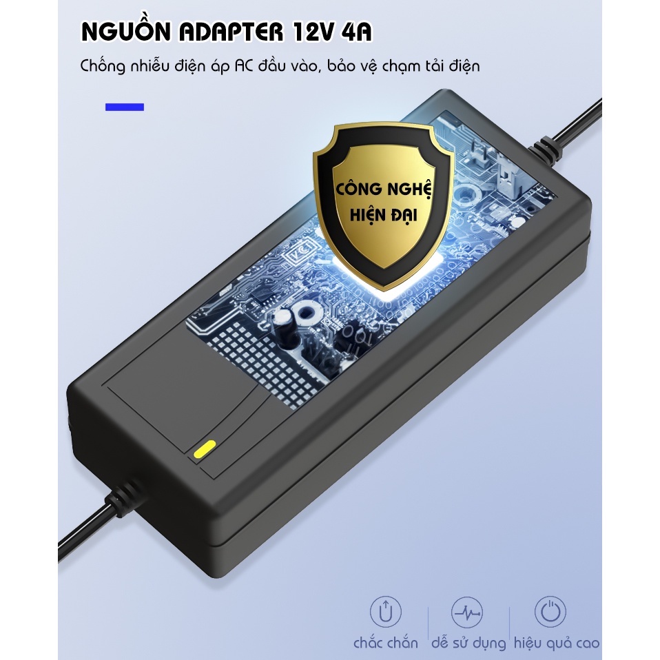 Nguồn tổ ong 12V, Adaptor 3A 4A 5A 6A 10A 15A 20A 33A dùng cho đèn LED thanh, LED dây điện áp 12V DC