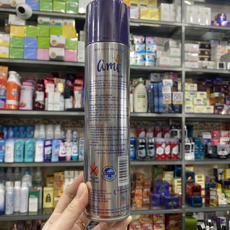 Xịt phòng Ami hương lavender 280ml