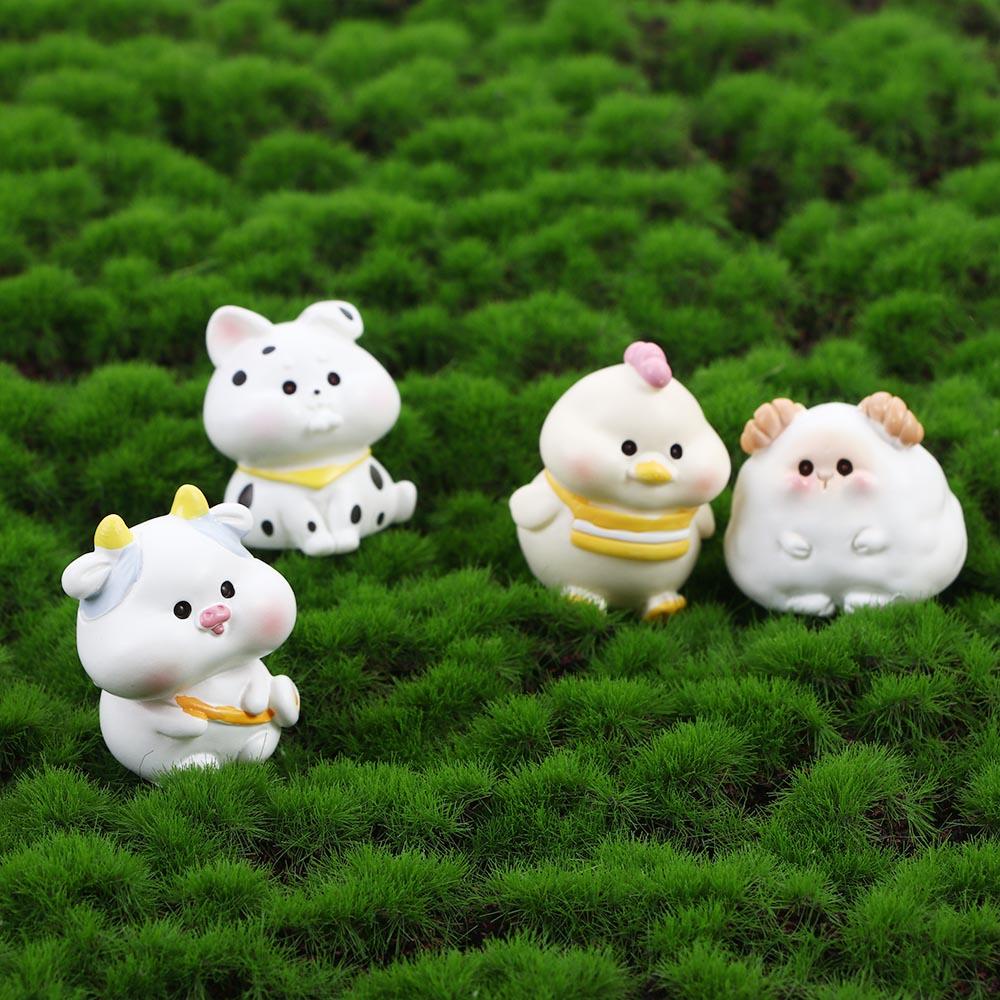 Mô Hình Hổ / Rồng / Hổ Mini Trang Trí Sân Vườn