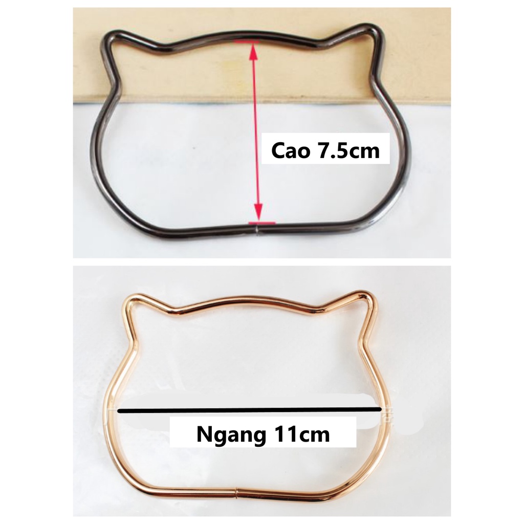 Quai túi xách hình tai mèo