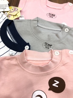Bộ cotton dài tay cho bé