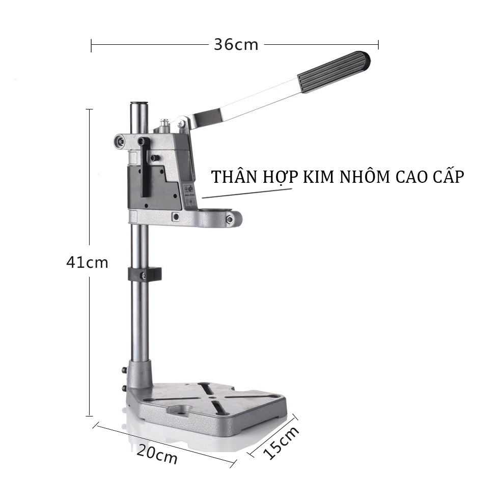 Gá máy khoan, bộ khung máy khoan, khoan bàn mini , an toàn tiện lợi