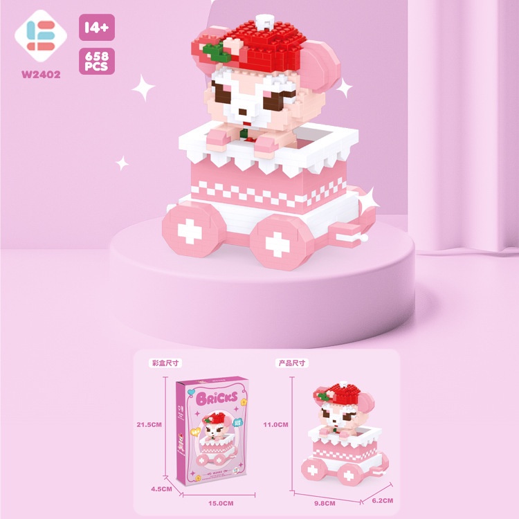 Đồ Chơi Lắp Ráp Công Viên Tàu Lửa Disney Lingna Belle Star Dailu