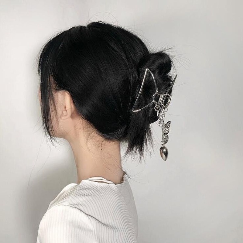 Kẹp Tóc Đính Ngọc Trai Thiết Kế Mới Thời Trang Theo Phong Cách Hàn Quốc Cho Nữ