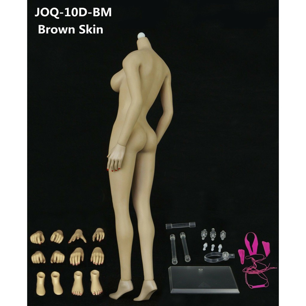 Mô hình búp bê nữ phong cách Châu Âu tỉ lệ 1:6 với chân tay có thể tháo rời JOQ-10E-BM