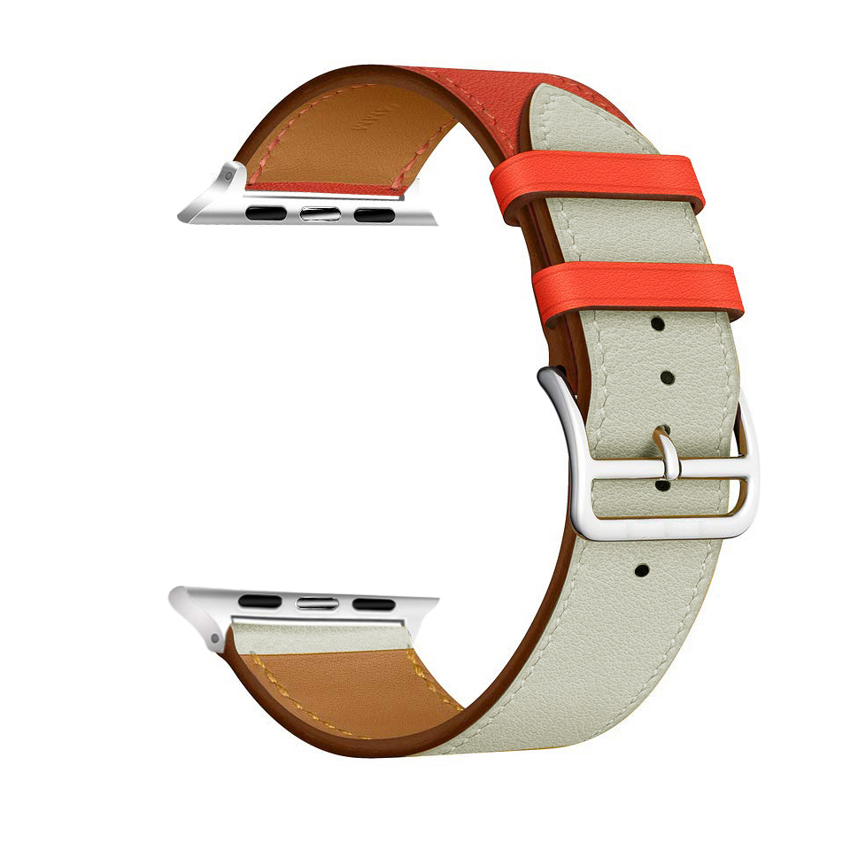 Dây Đeo Da Nhiều Màu Sắc Thay Thế Cho Apple Watch Series 3 / 2 / 1 42mm 38mm Iwatch 4 / 5 40mm 44mm