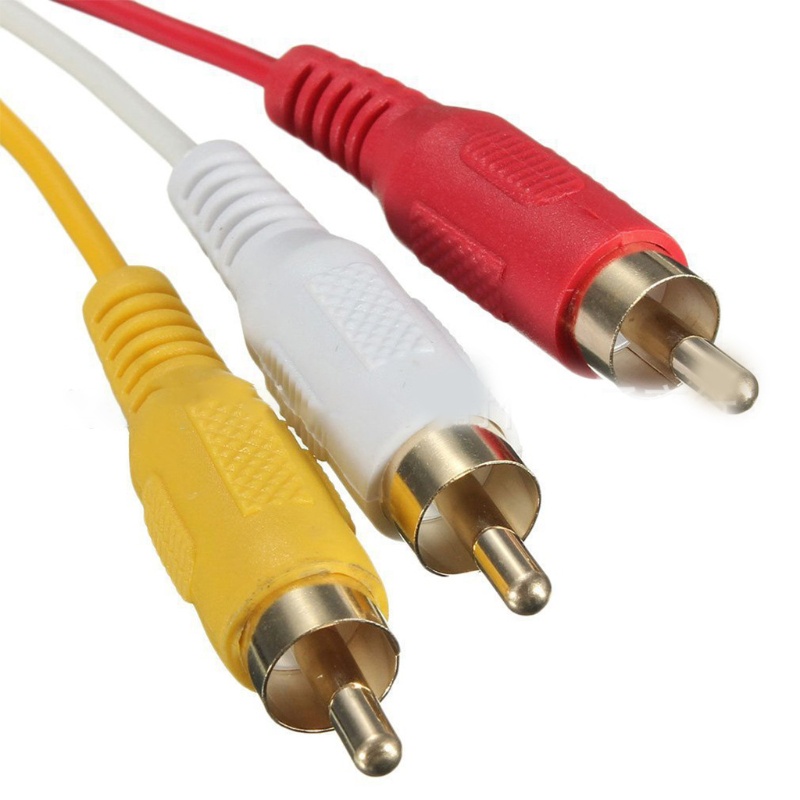 Dây Cáp Kết Nối Chuyển Đổi 1.5m Male Sang 3RCA AV
