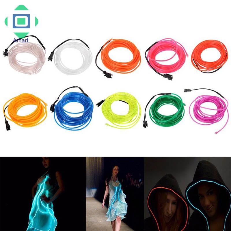 Dây đèn LED Neon dùng pin chống thấm nước dùng cho lễ Halloween