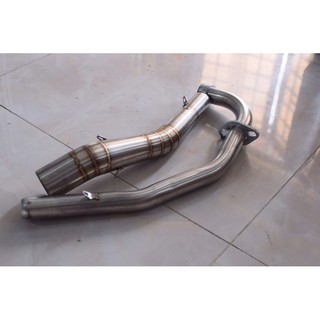 cổ pô 2 khúc 304 gắn lon tăng cho mọi dòng xe