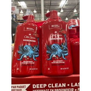 Sữa tắm nam Old Spice Krakengard Body Wash 887ml Nội Địa Mỹ