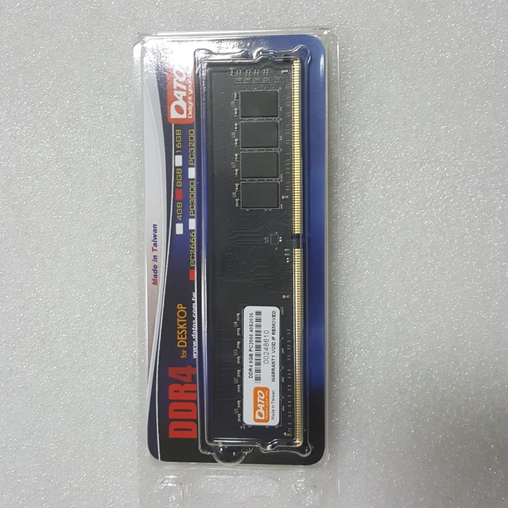 Ram máy tính PC DDR4 8GB 2666 Dato - Hàng Chính Hãng