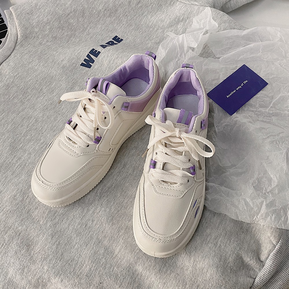 Giày thể thao nữ giayBOM đế cao 3 cm họa tiết họa hình B1153 | BigBuy360 - bigbuy360.vn