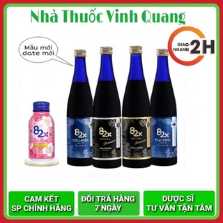 Collagen 82x, placenta 82x ,the pink 82x -nước uống đẹp da nhập khẩu nhật bản