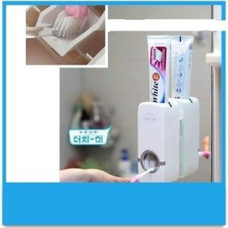 Dụng cụ kẹp bàn chải và ép kem đánh răng Hàn Quốc