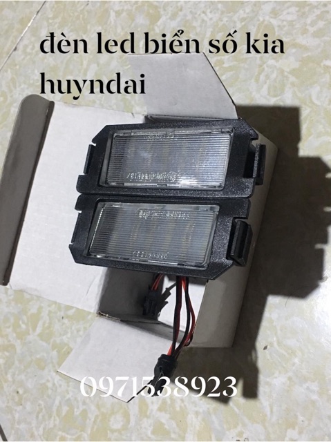 Đèn led biển số KIA MORNING PICANTO HUYNDAI I10 I 20 lắp xịn