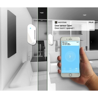 WIFI Door Magnetic Cảm Biến Cửa Điều Khiển Bằng App Giọng Nói Tiếng Việt , Tiếng Anh Cao Cấp